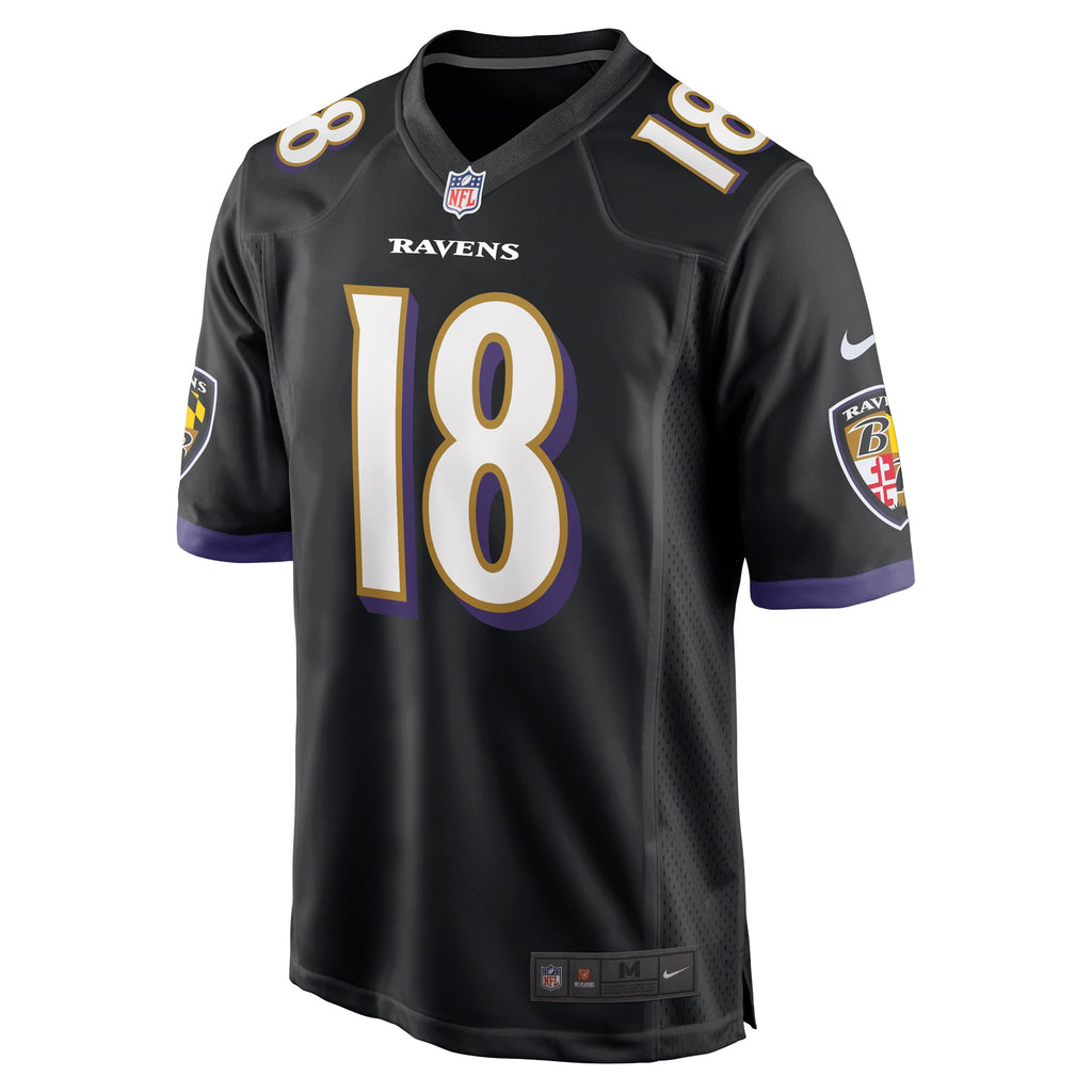 Baltimore Ravens Roquan Smith Nike Black Alternate Game Jersey