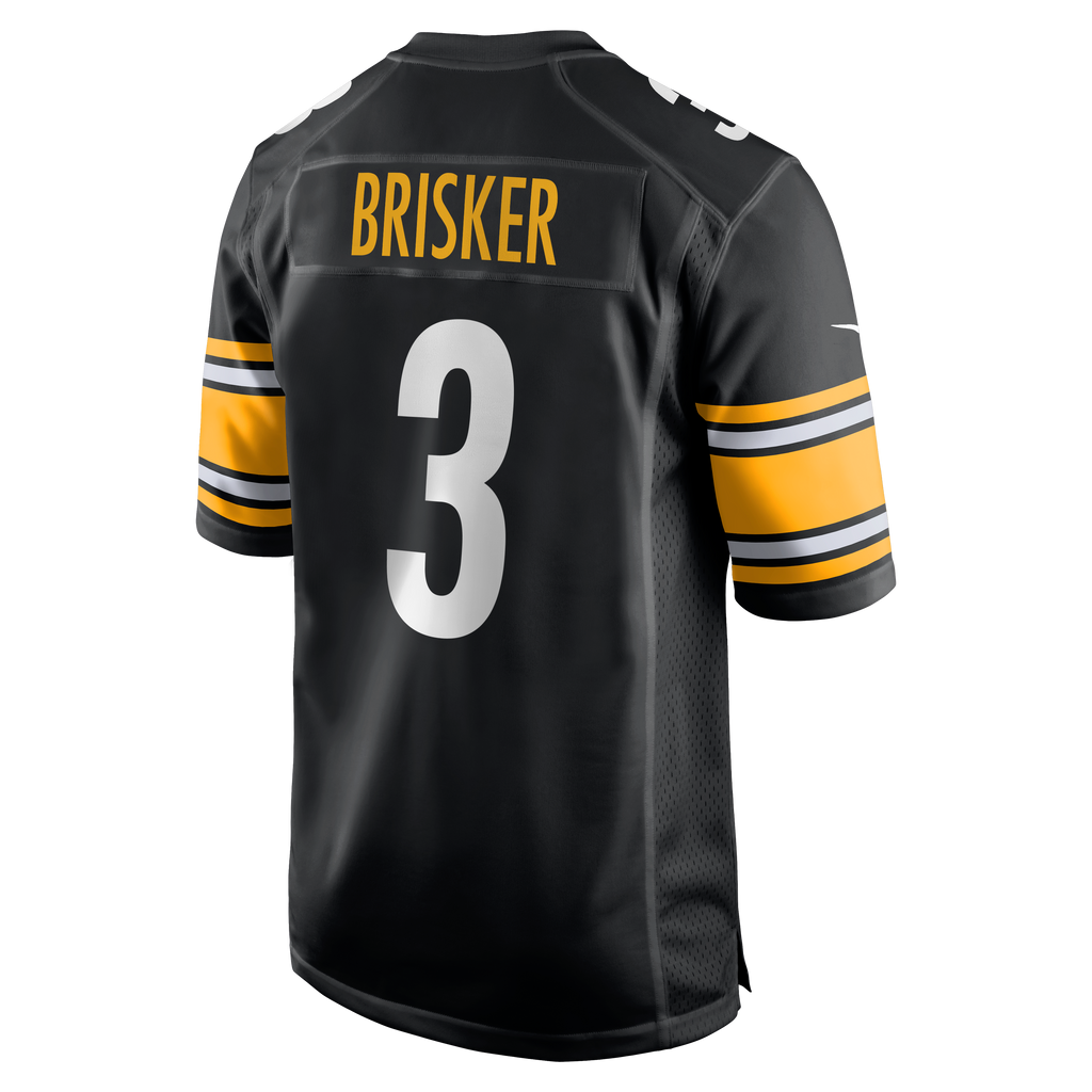Pittsburgh Steelers Jaquan Brisker Nike Black Team Game Jersey