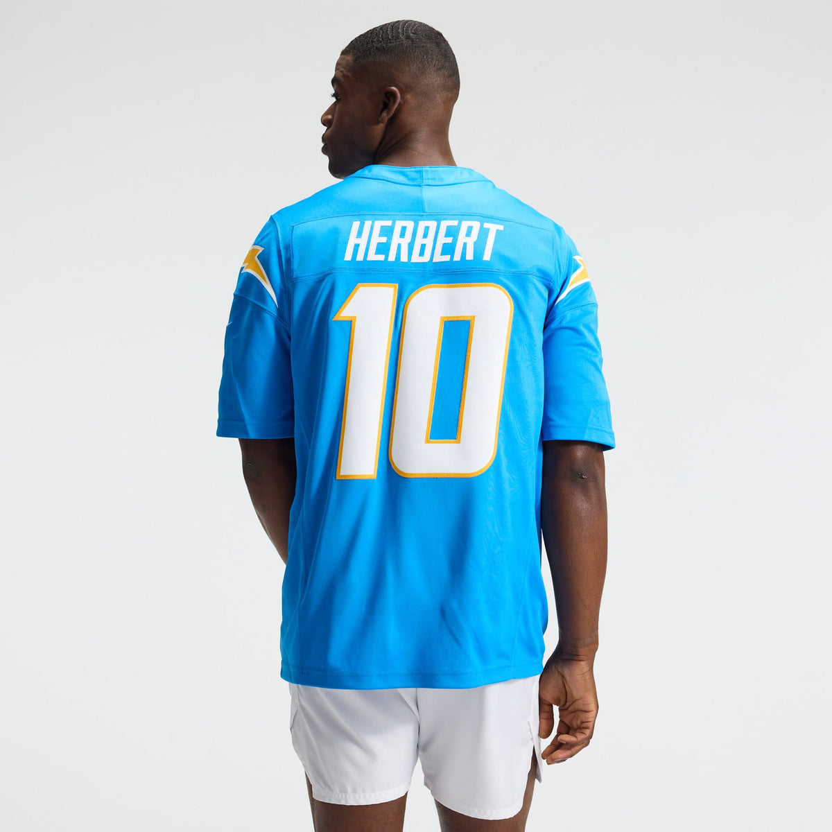 Los Angeles Chargers Justin Herbert Nike Navy Alternate Super Chargers Vapor F.U.S.E. Stitched Limited Jersey