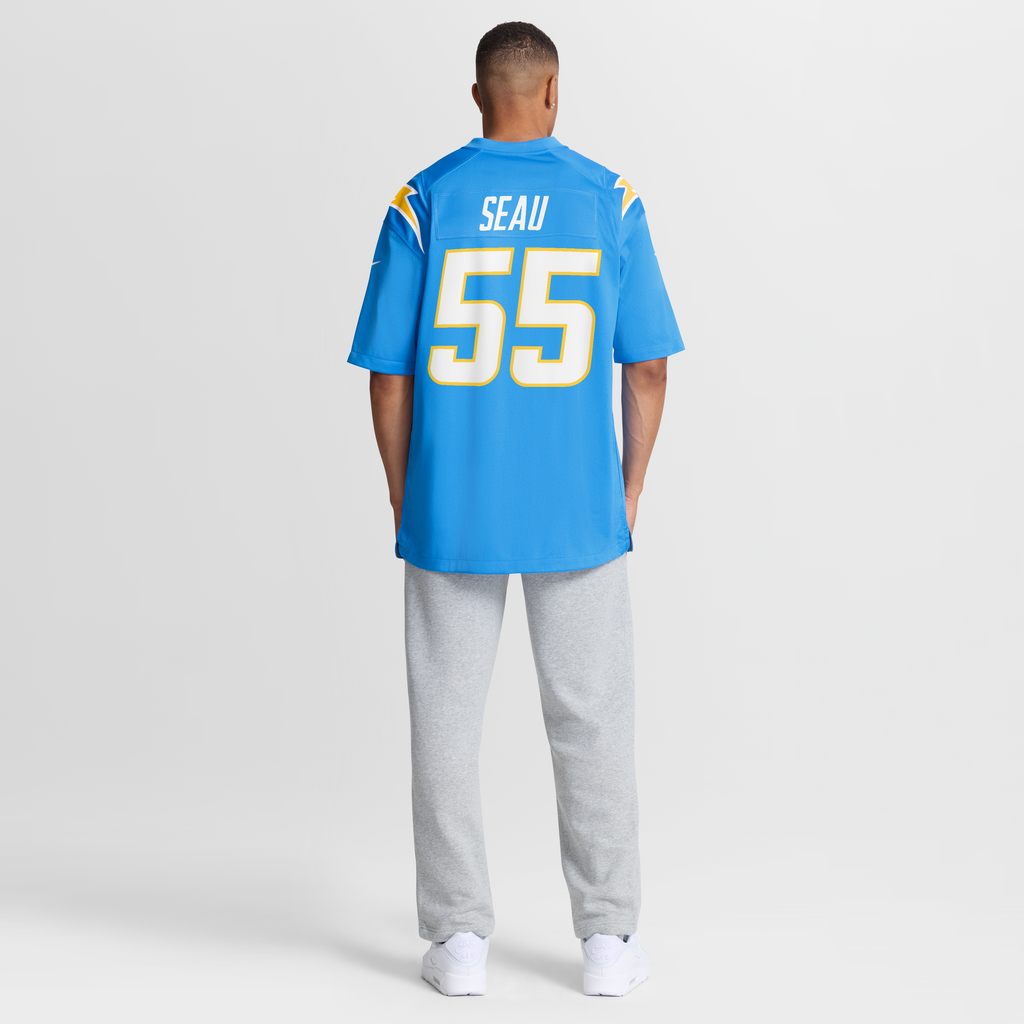Los Angeles Chargers Junior Seau Nike Powder Blue Game Retired Player Jersey