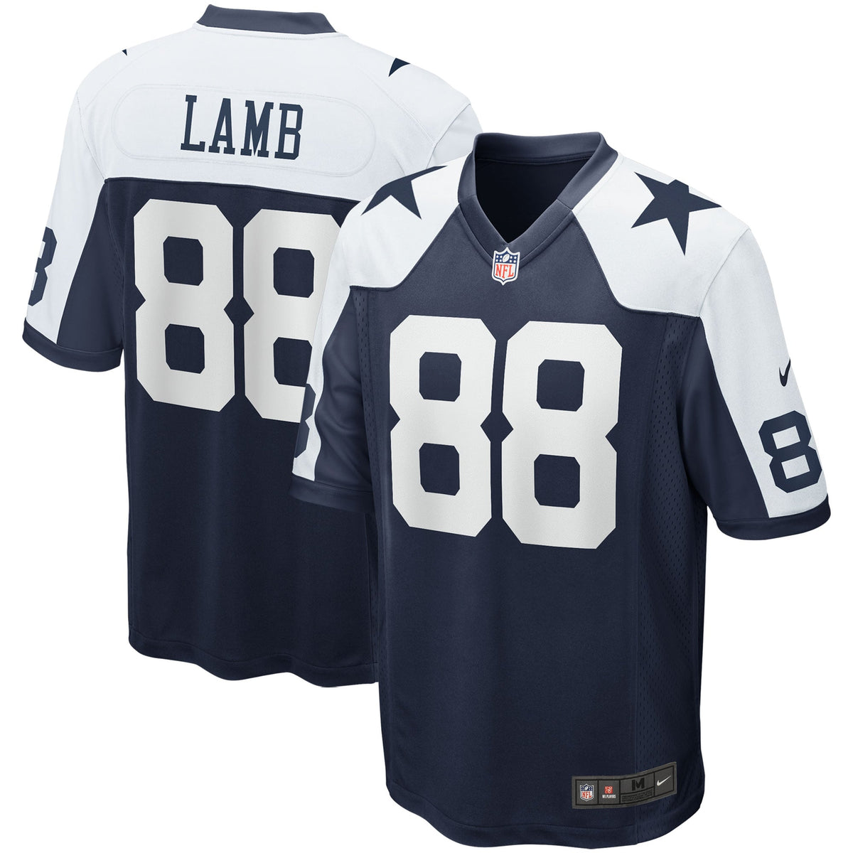 Dallas Cowboys CeeDee Lamb Nike White Alternate Game Team Jersey