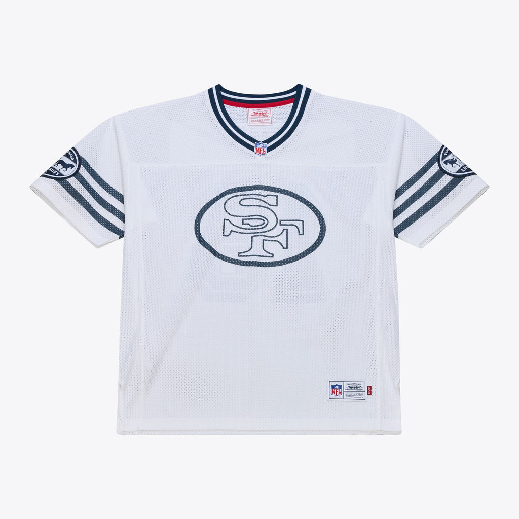 Unisex San Francisco 49ers Joe Montana Mitchell & Ness x Levi's White Legacy Jersey