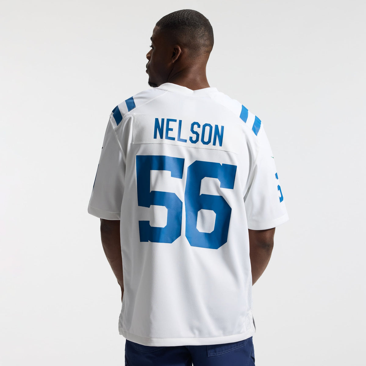 Indianapolis Colts Quenton Nelson Nike White Game Player Jersey