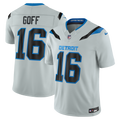 Detroit Lions Jared Goff Nike Silver 2026 Rivalries Collection Stitched Limited Jersey