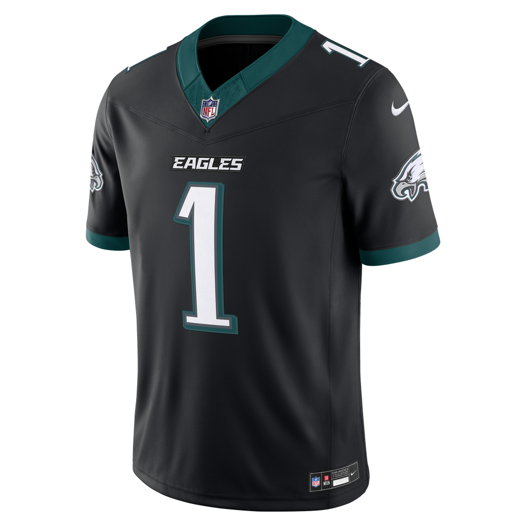 Philadelphia Eagles Jalen Hurts Nike Midnight Green Team Vapor F.U.S.E. Stitched Limited Jersey