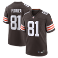 Cleveland Browns Luke Floriea Nike Brown Team Game Jersey