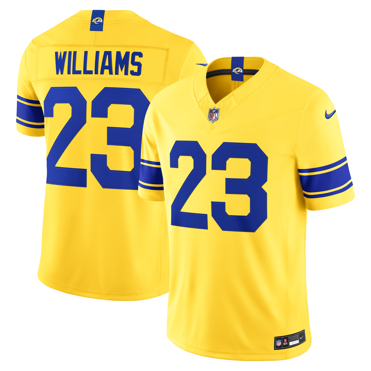 Los Angeles Rams Kyren Williams Nike Royal Team Vapor F.U.S.E. Stitched Limited Jersey