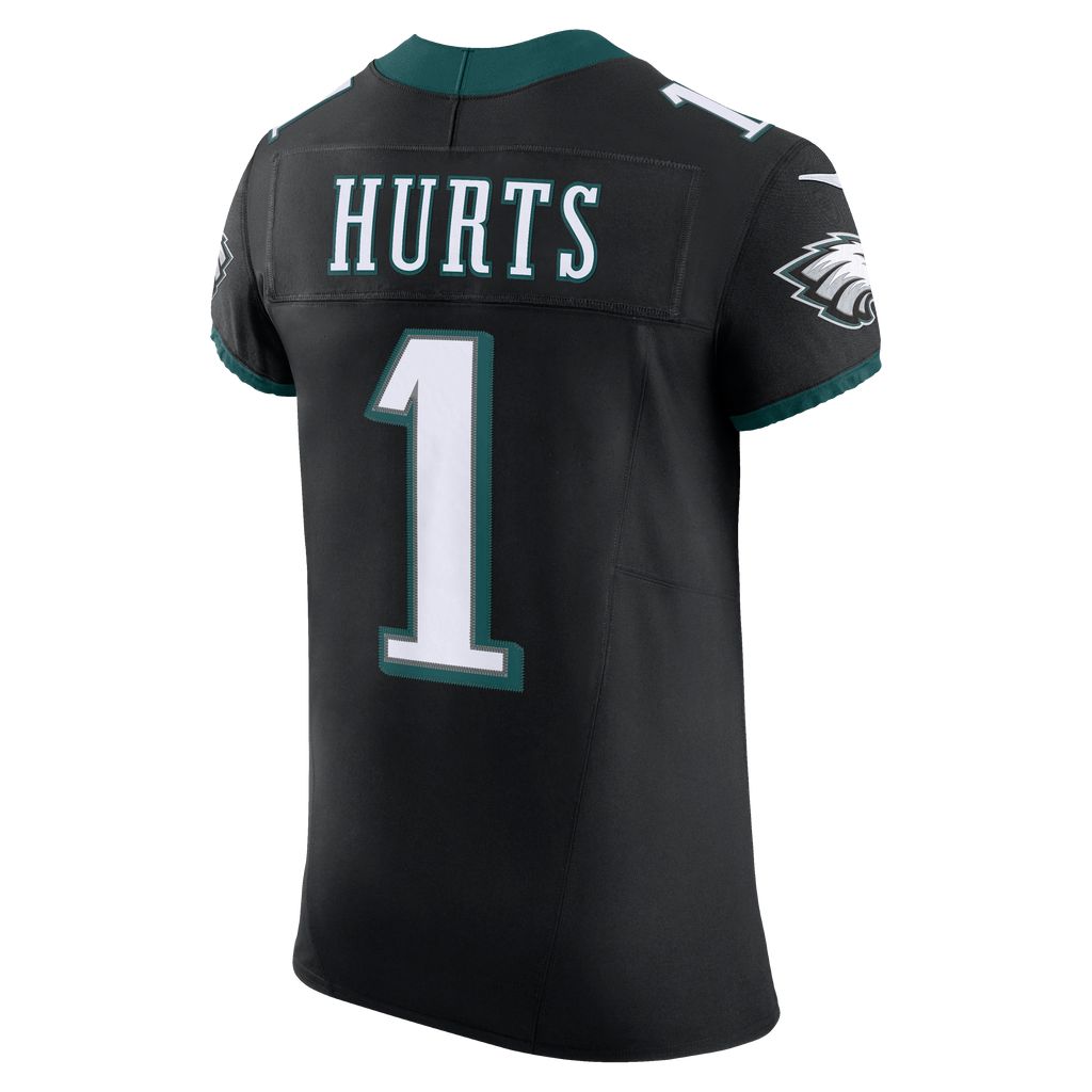 Philadelphia Eagles Jalen Hurts Nike Black Alternate Vapor F.U.S.E. Elite Jersey