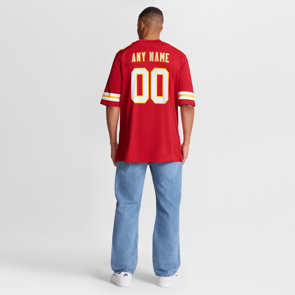 Kansas City Chiefs Nike White Custom Game Jersey