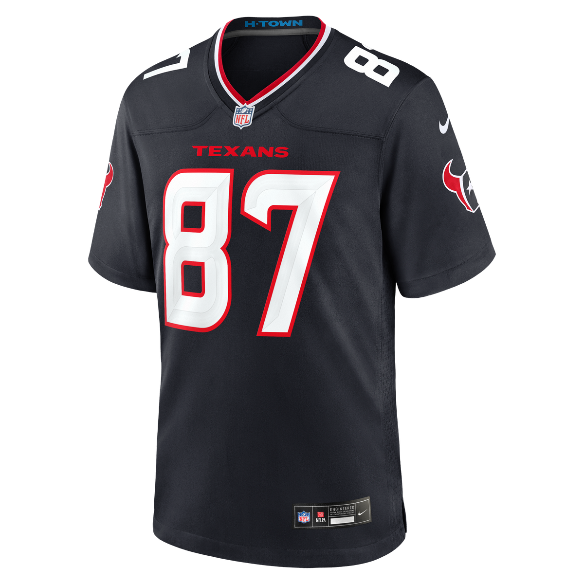 Houston Texans Foster Moreau Nike Navy Team Game Jersey