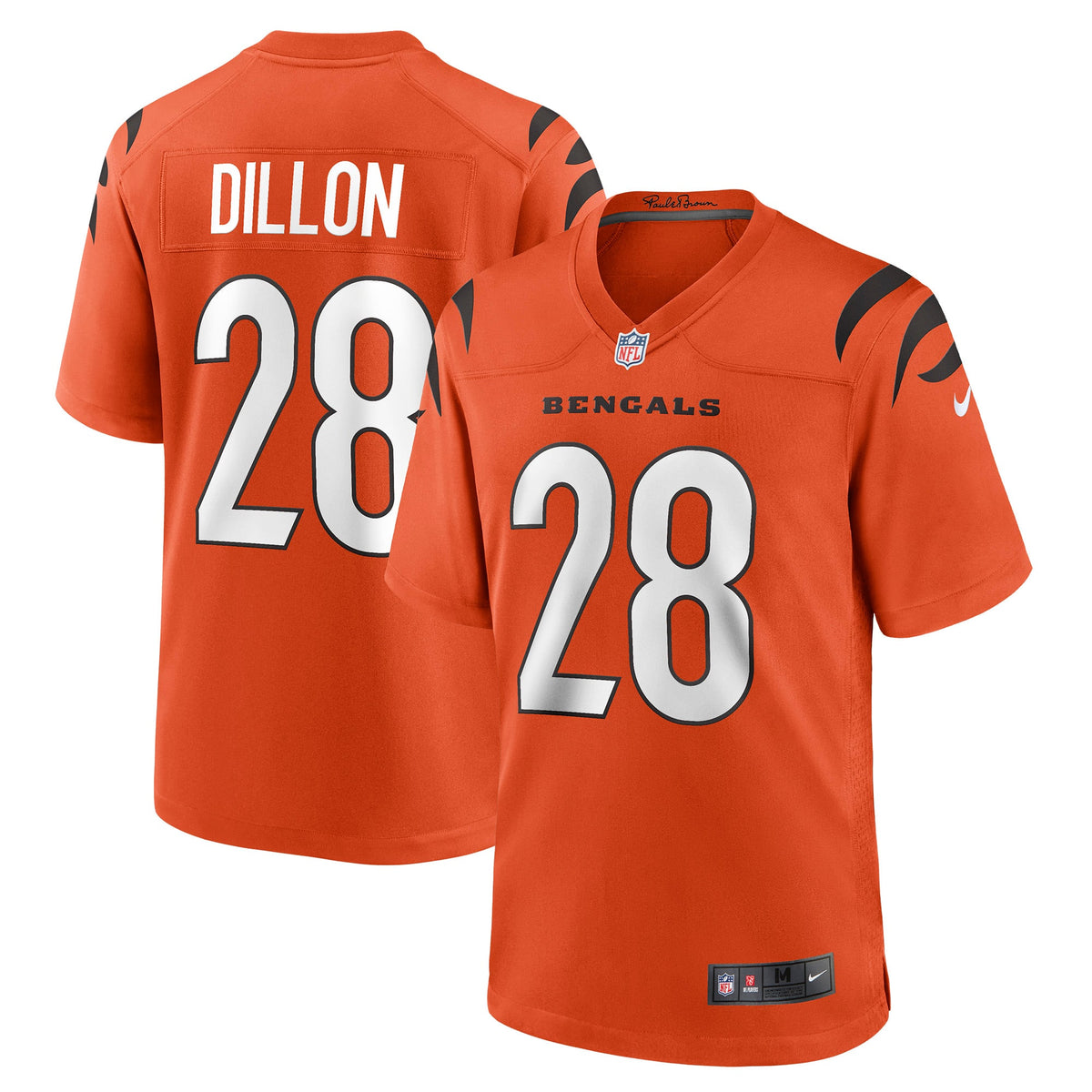 Cincinnati Bengals Corey Dillon Nike Orange Retired Player Alternate Game Jersey