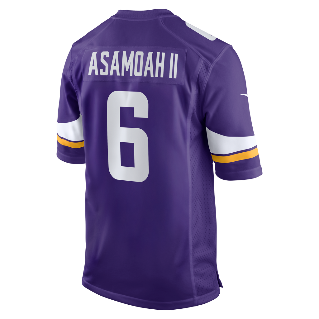 Minnesota Vikings Brian Asamoah II Nike Purple Game Jersey