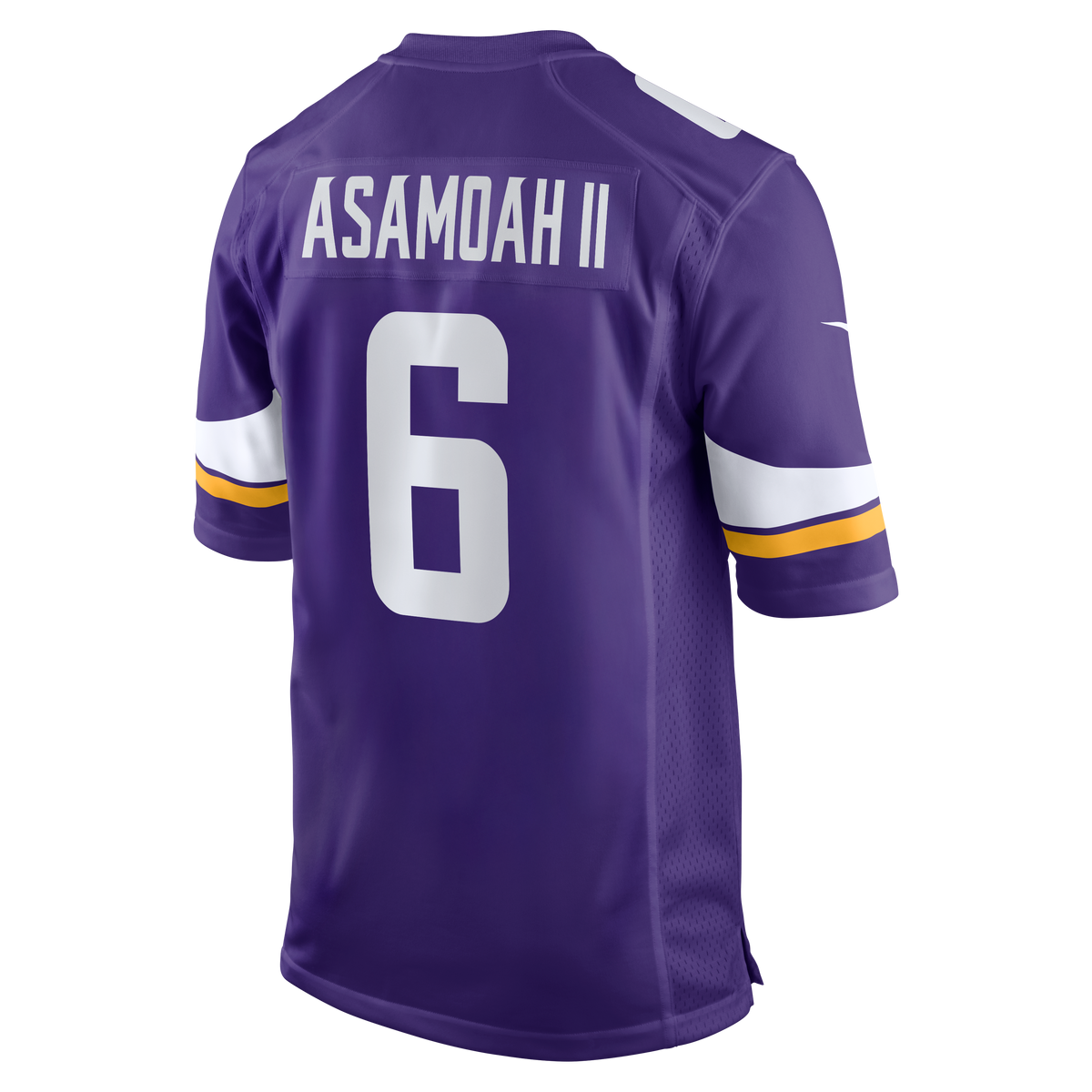 Minnesota Vikings Brian Asamoah II Nike Purple Game Jersey