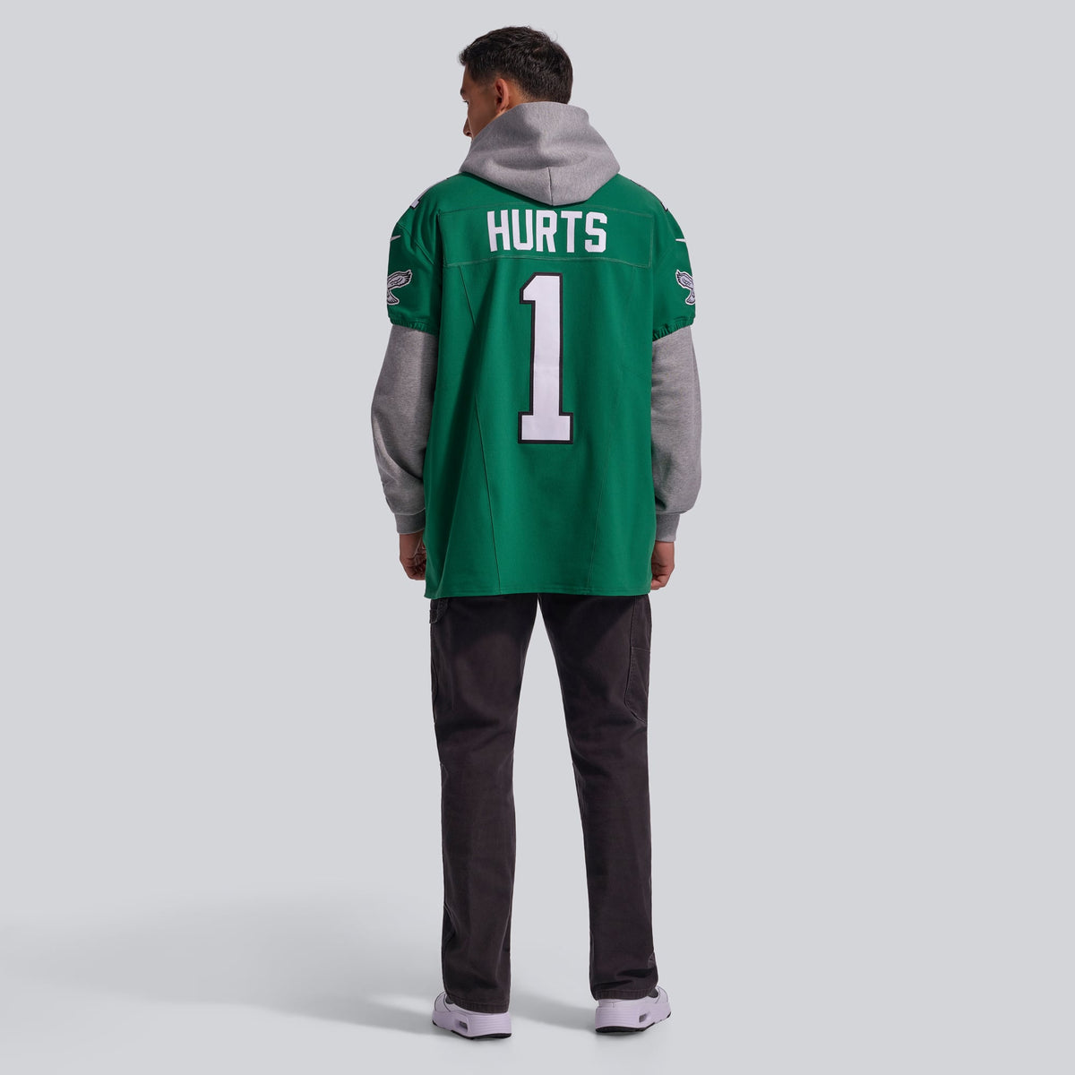 Philadelphia Eagles Jalen Hurts Nike Kelly Green Alternate Vapor F.U.S.E. Elite Jersey