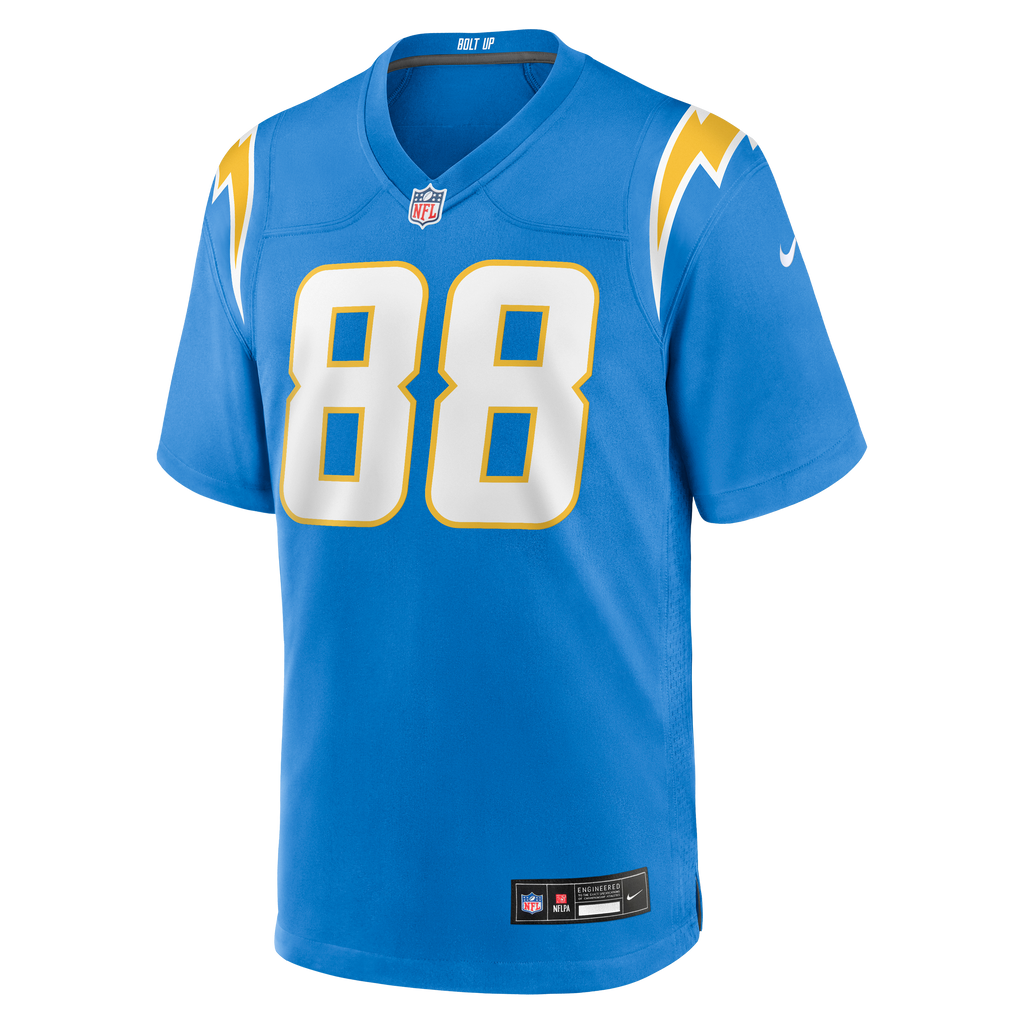 Los Angeles Chargers Charlie Kolar Nike Powder Blue Team Game Jersey
