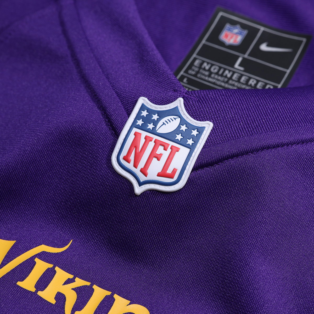 Minnesota Vikings Joe Huber Nike Purple Team Game Jersey