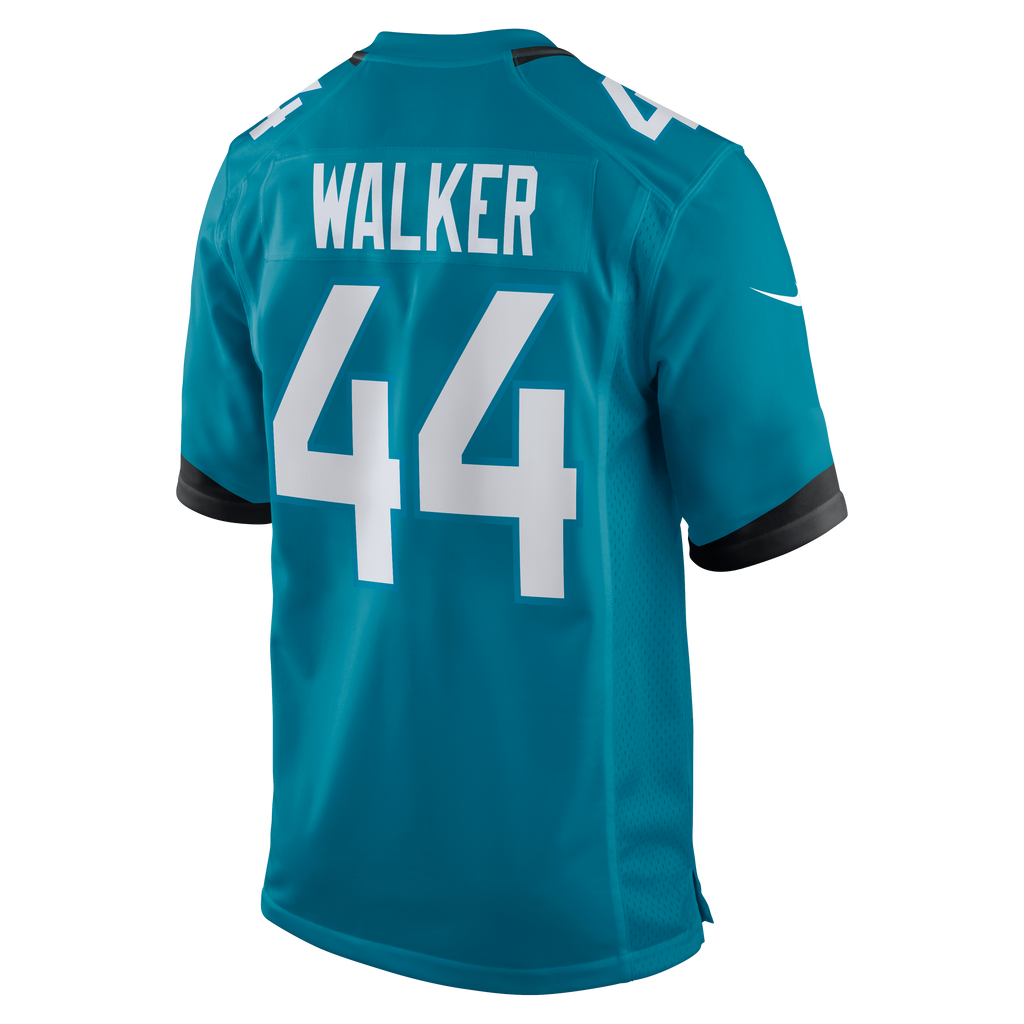 Jacksonville Jaguars Travon Walker Nike Teal Player Game Jersey