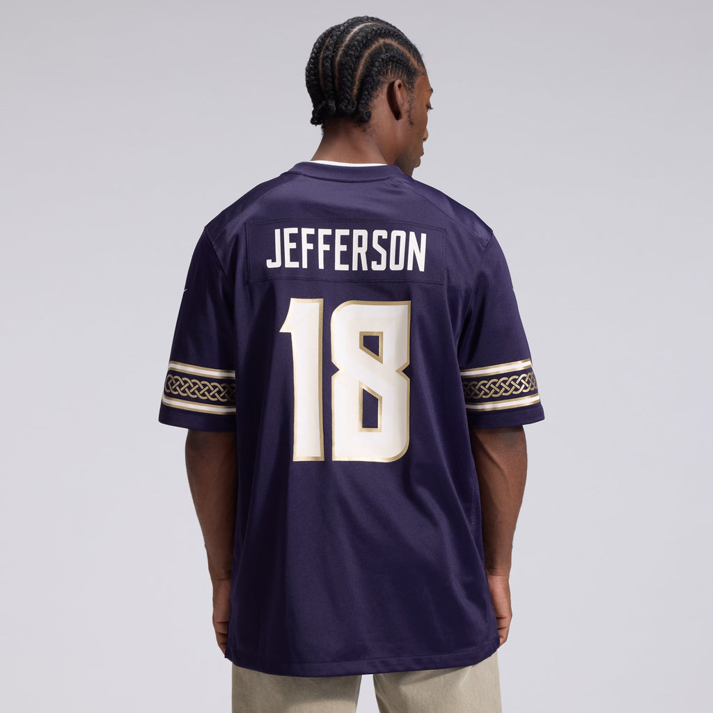 Minnesota Vikings Justin Jefferson Nike Purple 2026 Rivalries Collection Game Jersey