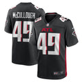 Atlanta Falcons Liam McCullough Nike Black Team Game Jersey