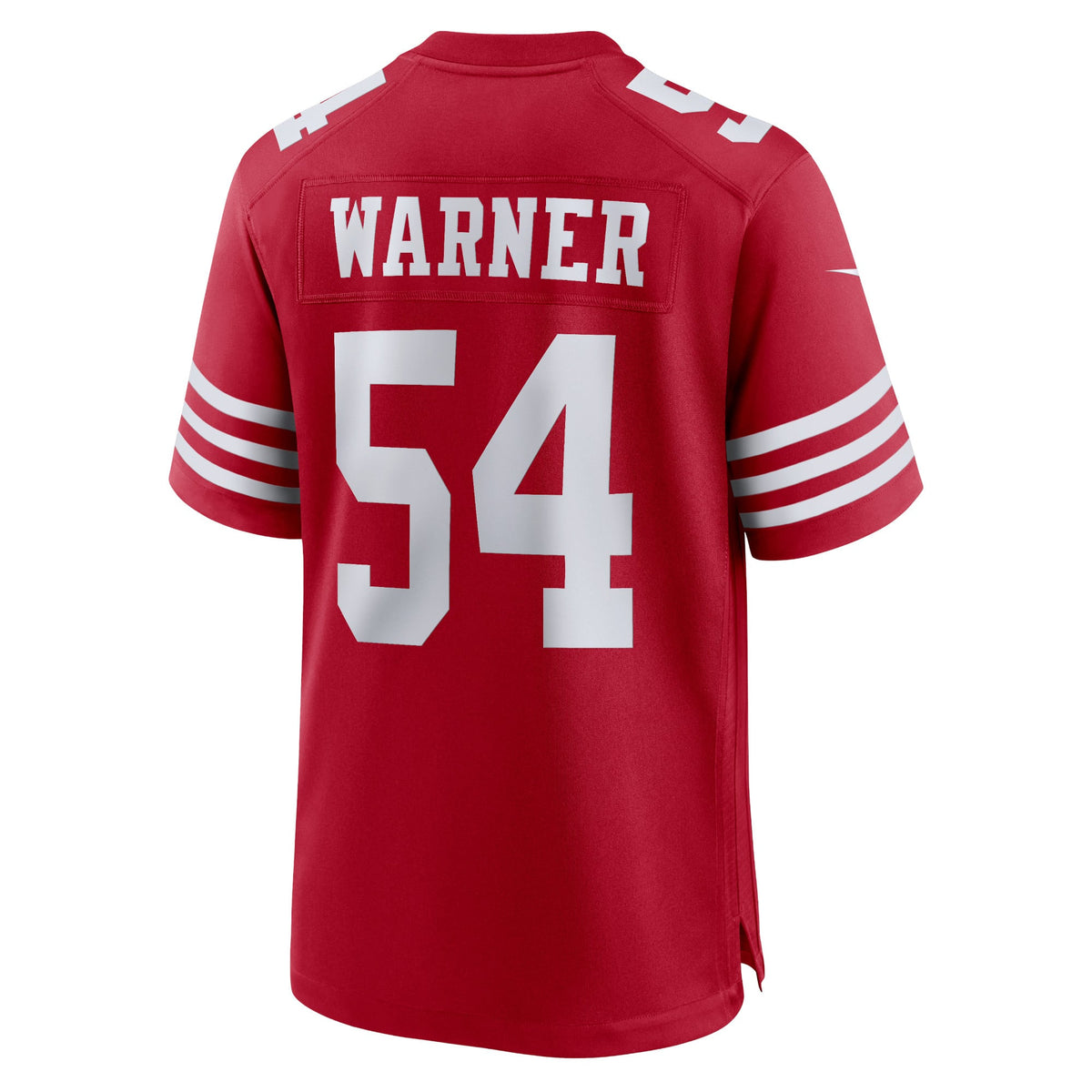 San Francisco 49ers Fred Warner Nike White Player Game Jersey