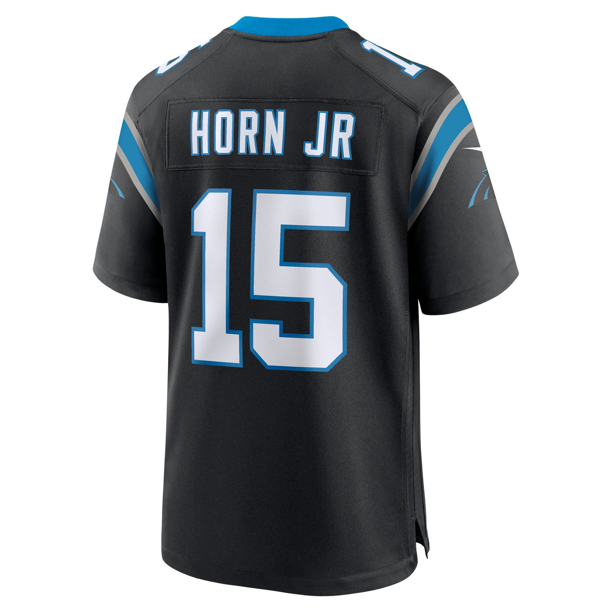 Carolina Panthers Jimmy Horn Jr Nike Black Team Game Jersey