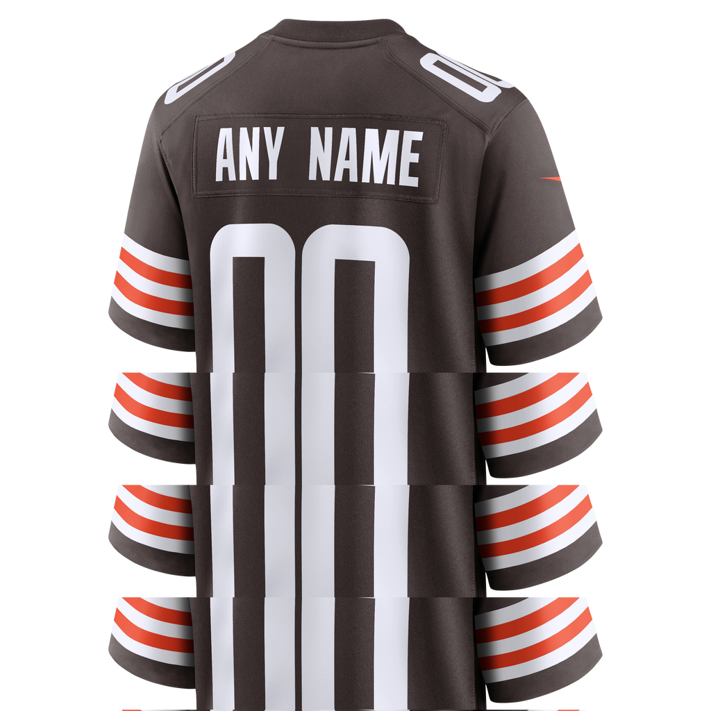 Cleveland Browns Nike White Custom Game Jersey