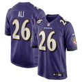 Baltimore Ravens Rasheen Ali Nike Purple Team Game Jersey