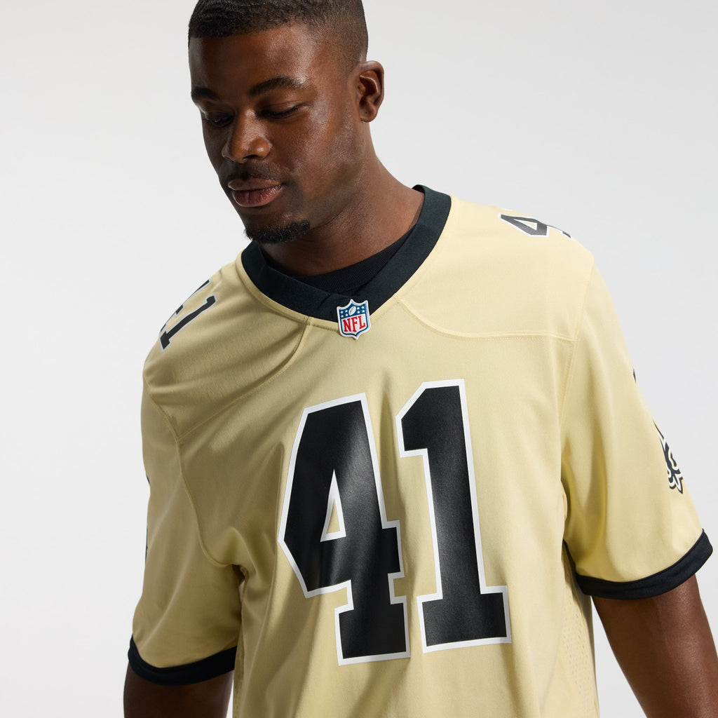 New Orleans Saints Alvin Kamara Nike Black Game Jersey