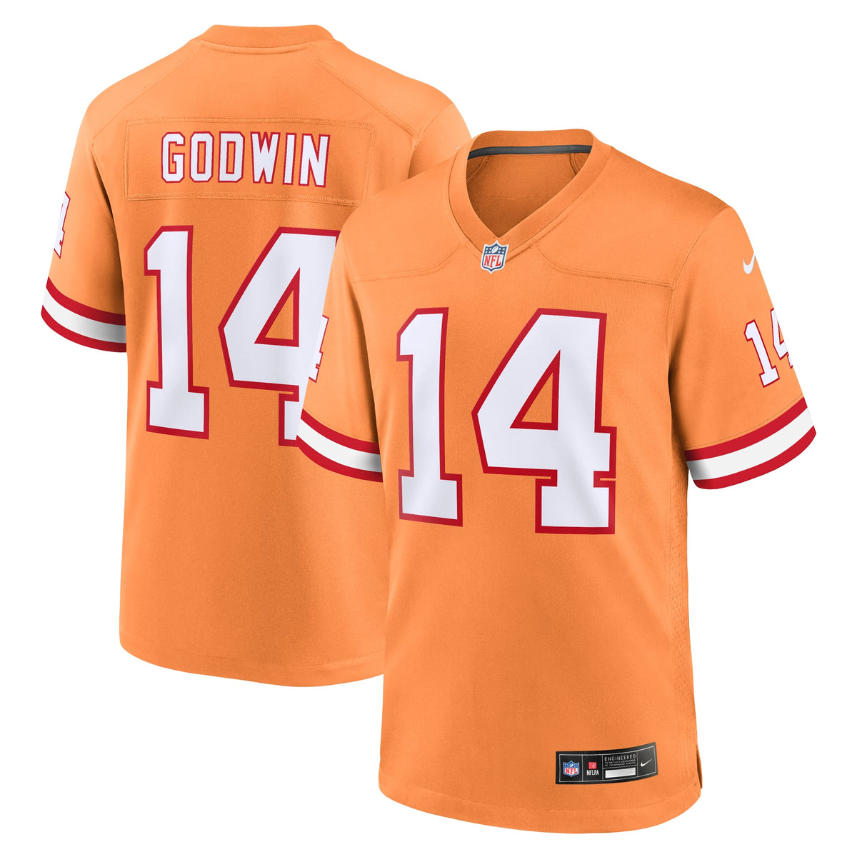 Tampa Bay Buccaneers Chris Godwin Nike Red Game Player Jersey