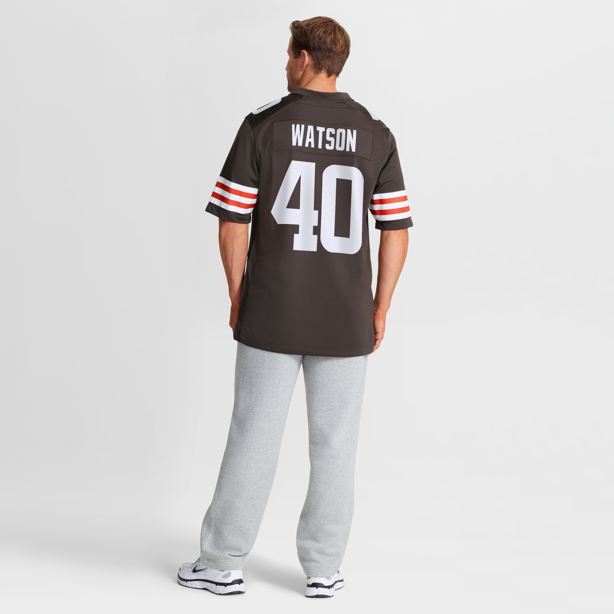 Cleveland Browns Nathaniel Watson Nike Brown Team Game Jersey