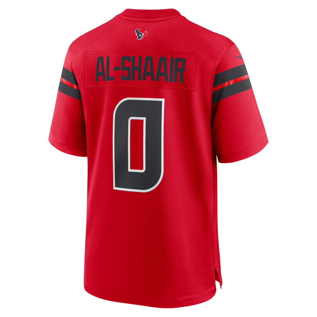 Houston Texans Azeez Al-Shaair Nike Red Alternate Game Jersey