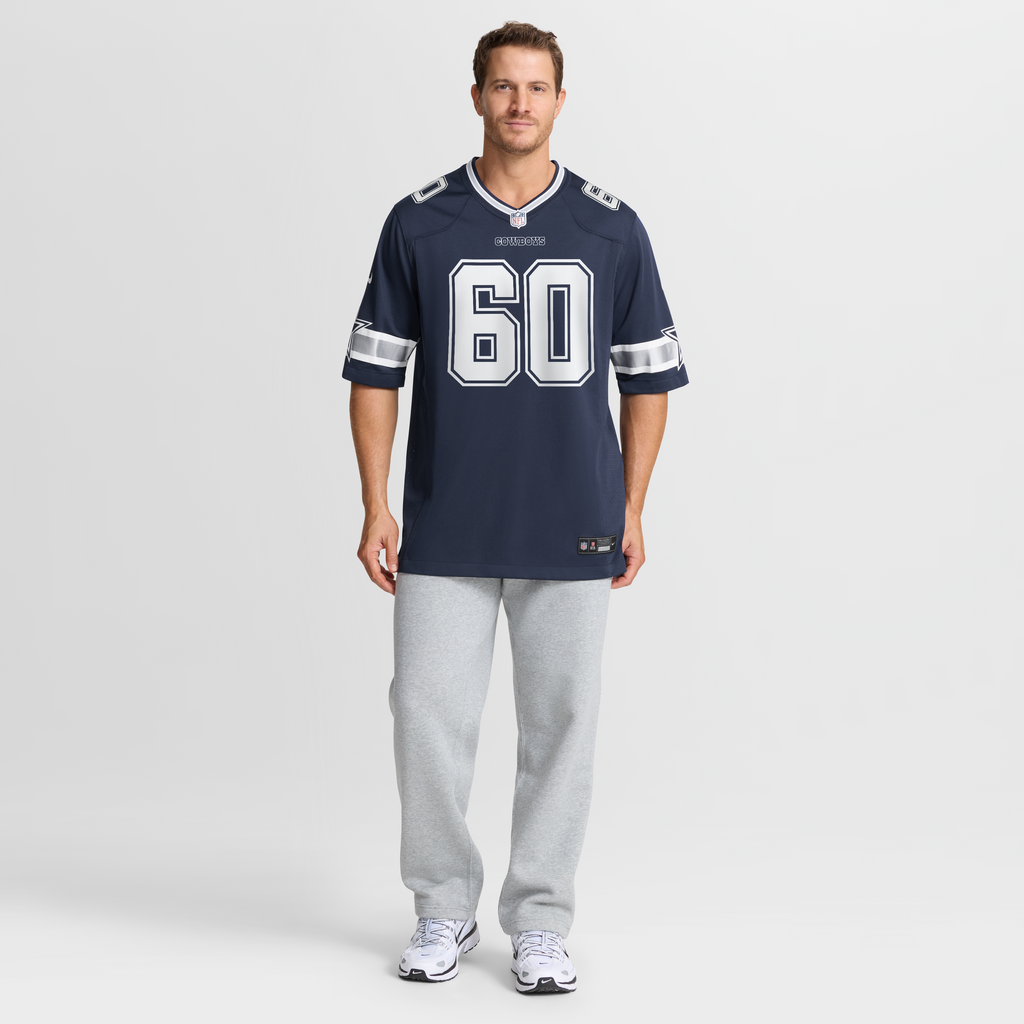 Dallas Cowboys Tyler Guyton Nike Navy Player Game Jersey