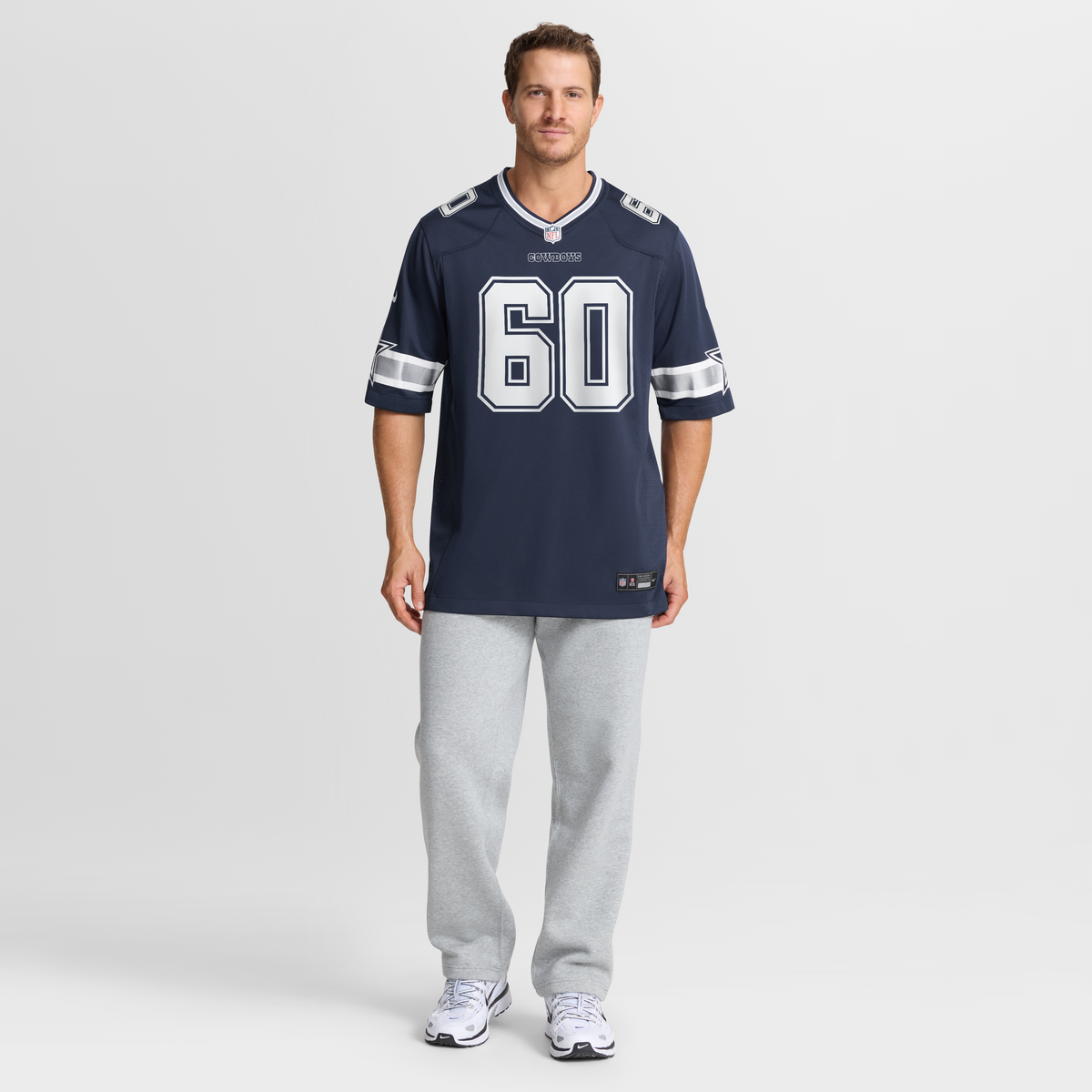 Dallas Cowboys Tyler Guyton Nike Navy Player Game Jersey