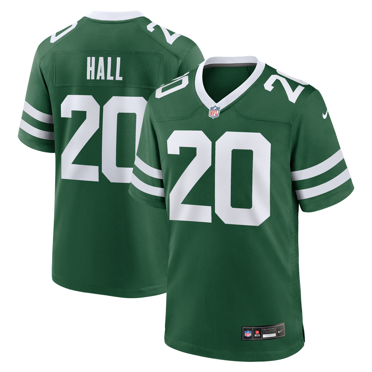 New York Jets Breece Hall Nike Legacy White Game Jersey