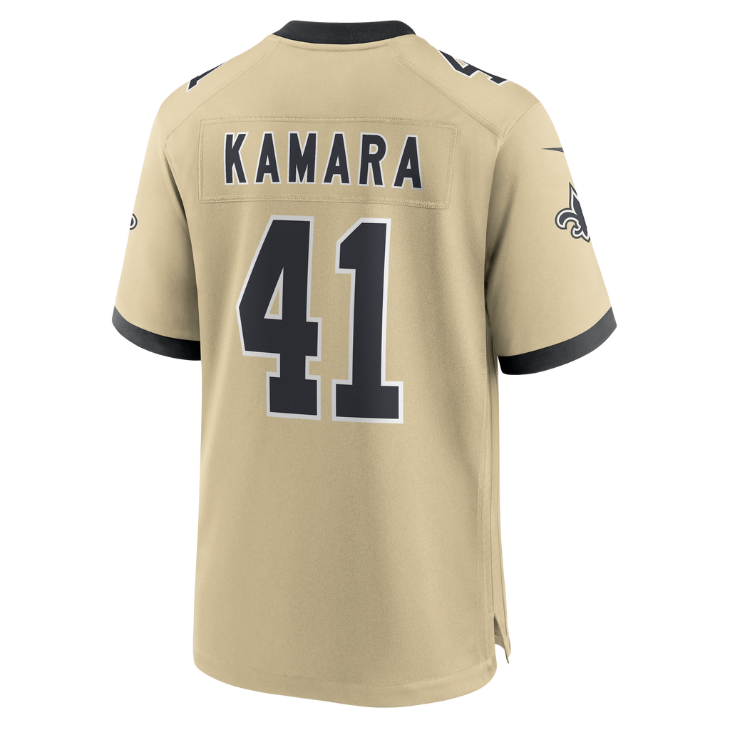 New Orleans Saints Alvin Kamara Nike Black Game Jersey