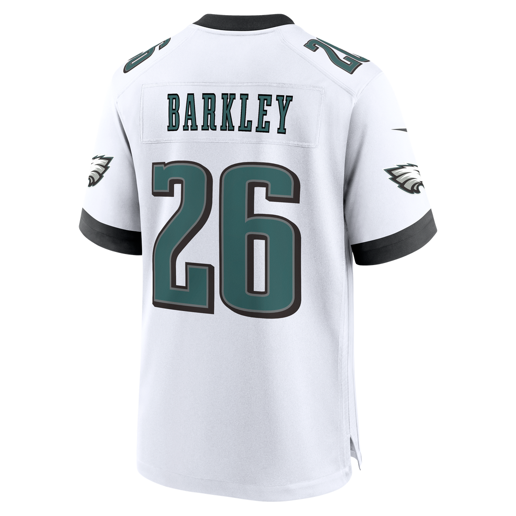 Philadelphia Eagles Saquon Barkley Nike Black Alternate Game Jersey