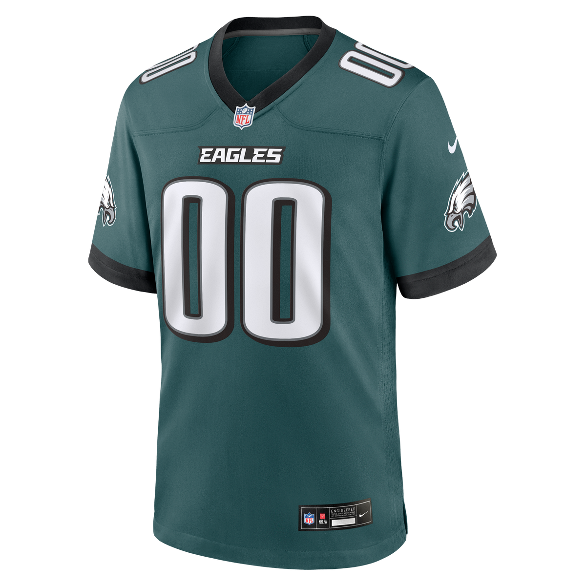 Philadelphia Eagles Jonathan Greenard Nike Midnight Green Game Jersey