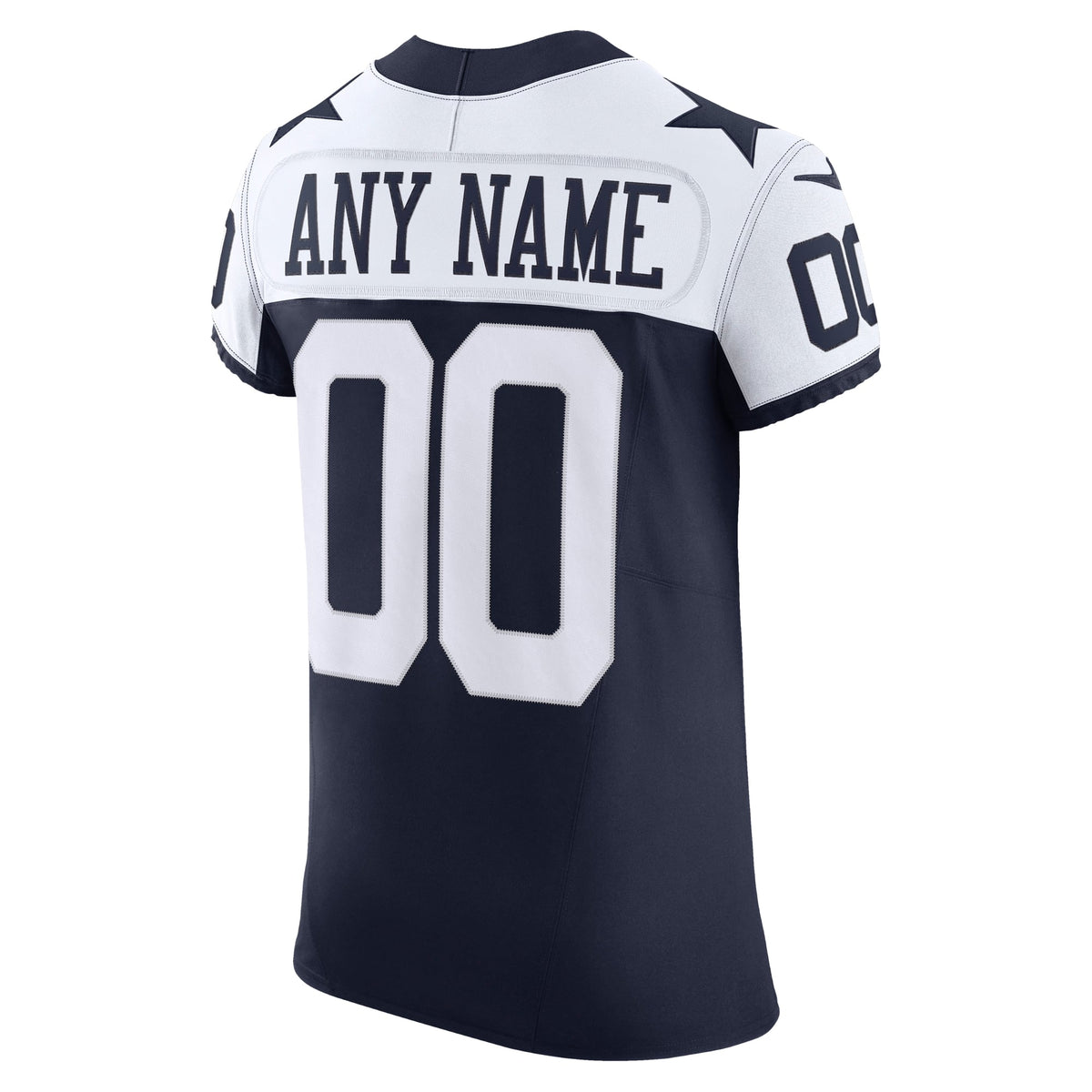 Dallas Cowboys Nike Navy Vapor F.U.S.E. Elite Custom Jersey