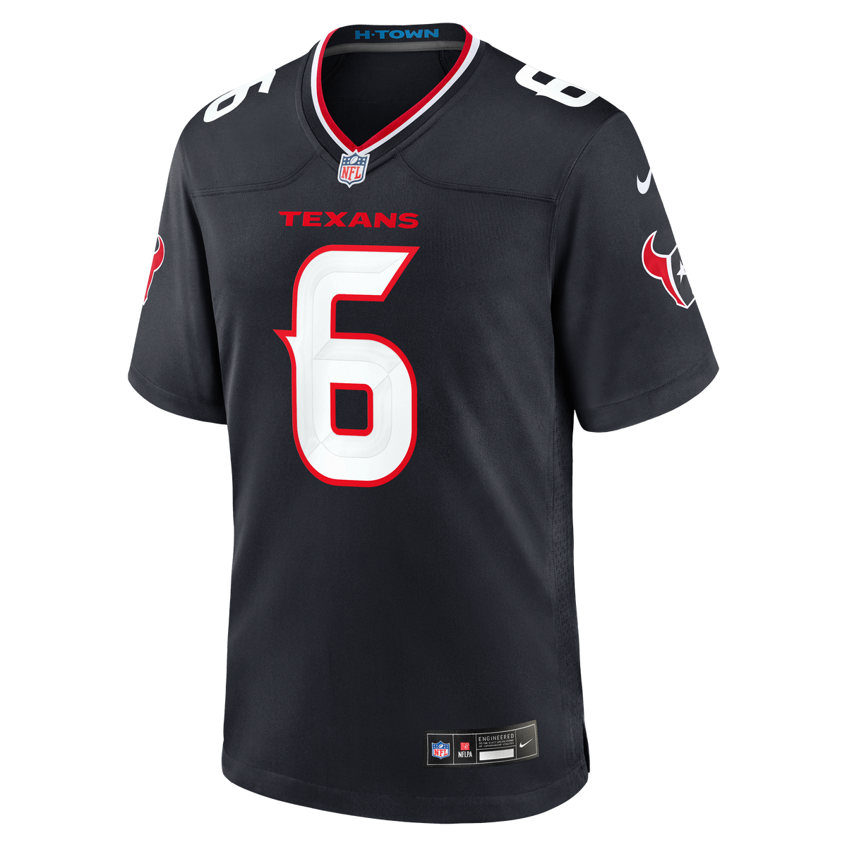 Houston Texans Reed Blankenship Nike Navy Team Game Jersey