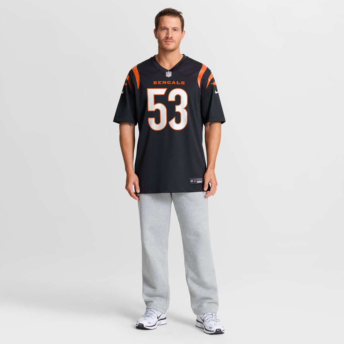 Cincinnati Bengals Boye Mafe Nike Black Team Game Jersey