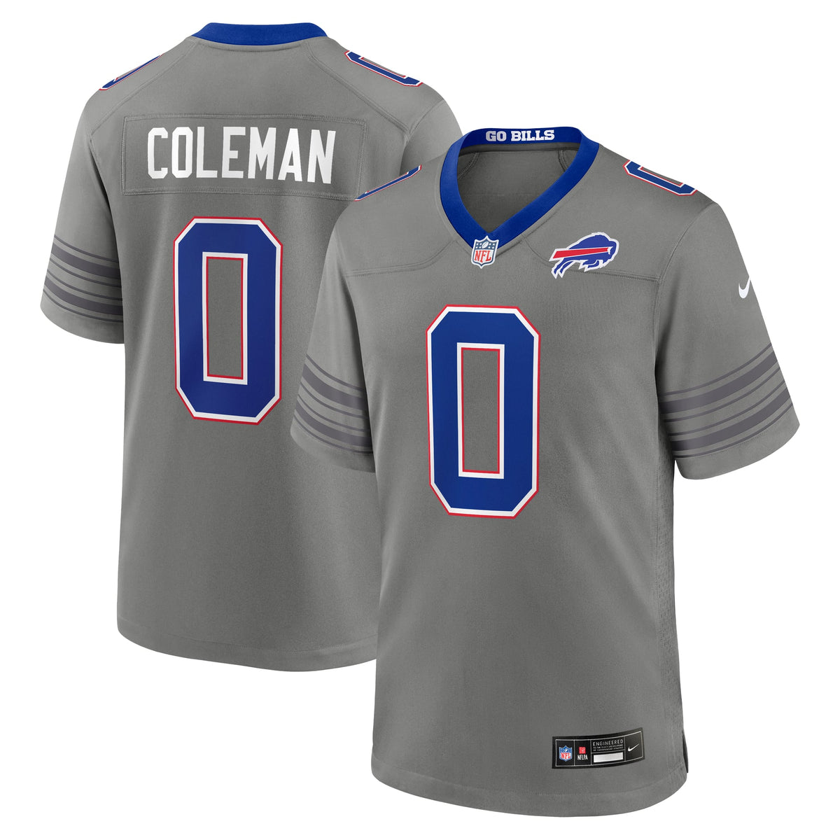Buffalo Bills Keon Coleman Nike Red Alternate Game Jersey