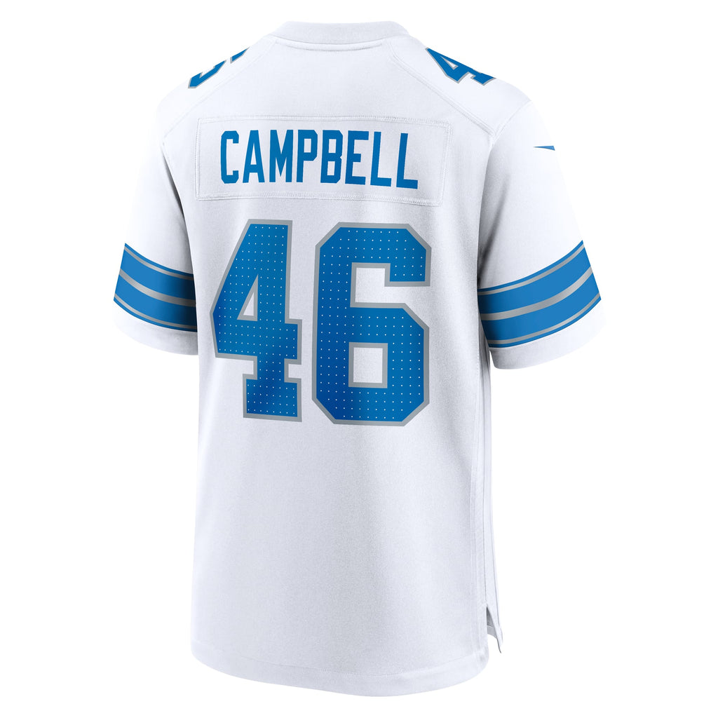 Detroit Lions Jack Campbell Nike Black 2nd Alternate Game Jersey