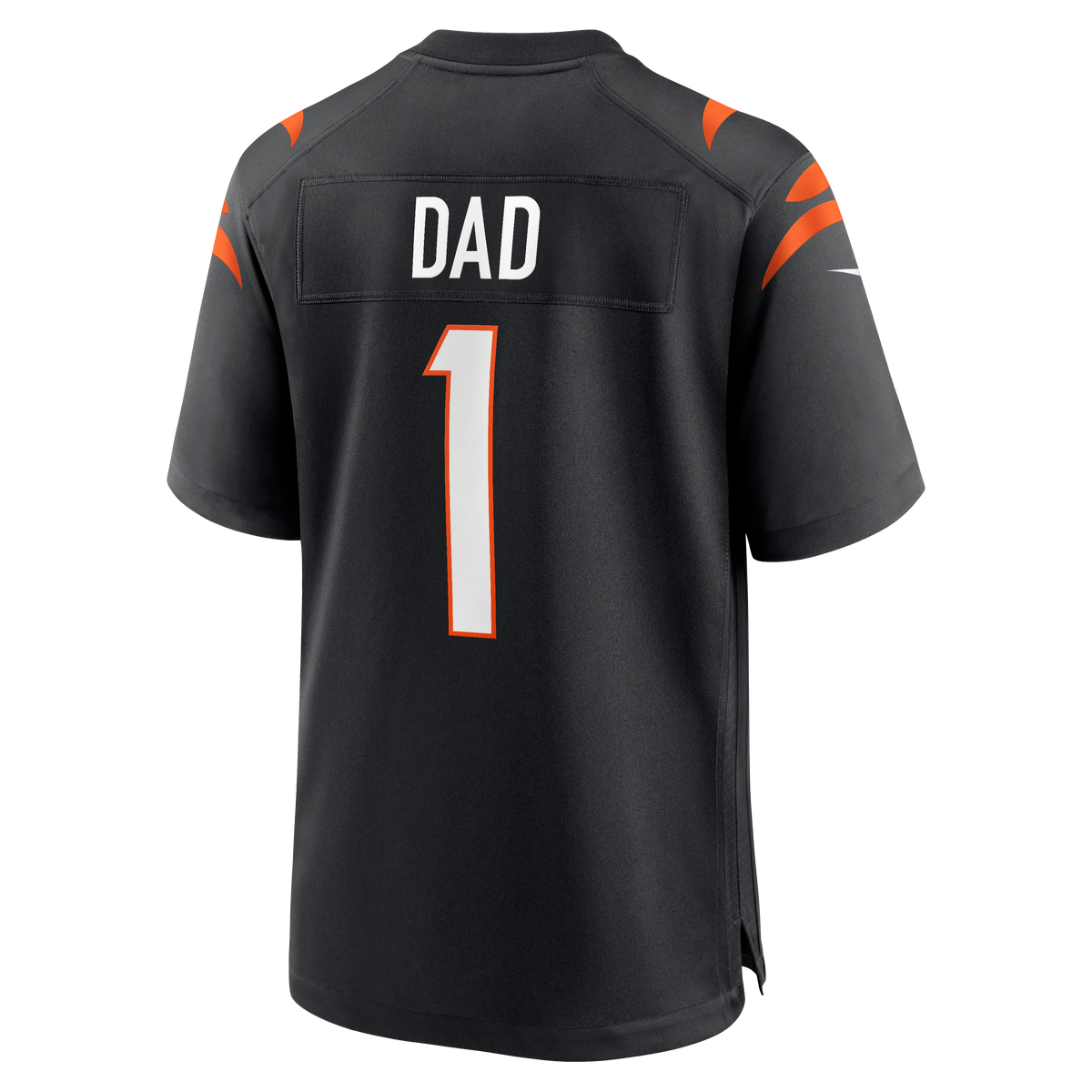 Cincinnati Bengals Number 1 Dad Nike Black Game Jersey
