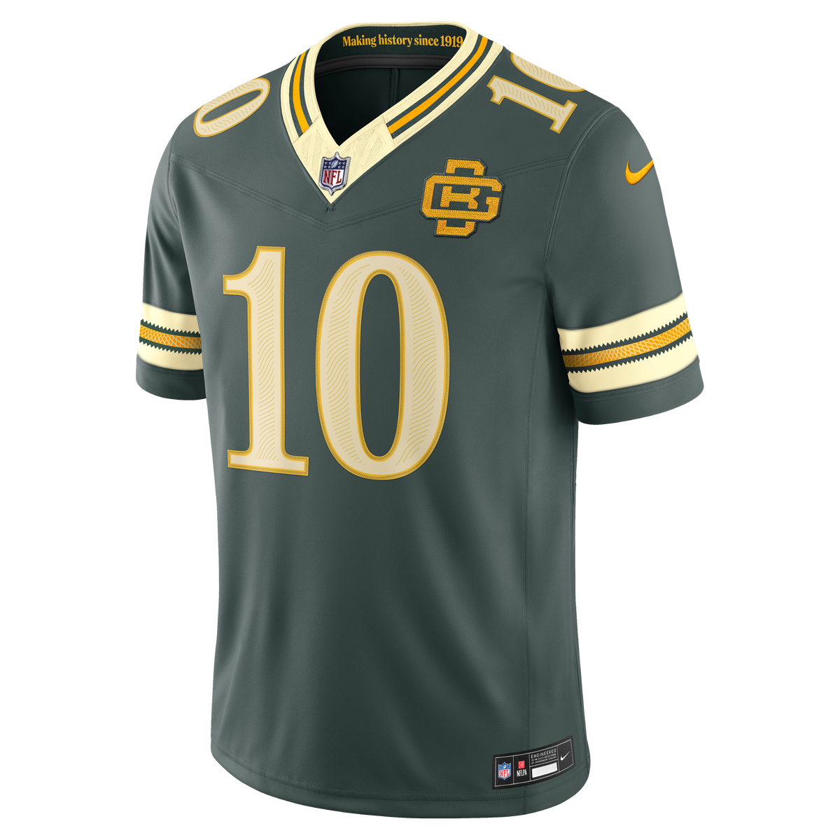 Green Bay Packers Jordan Love Nike Green 2026 Rivalries Collection Stitched Limited Jersey