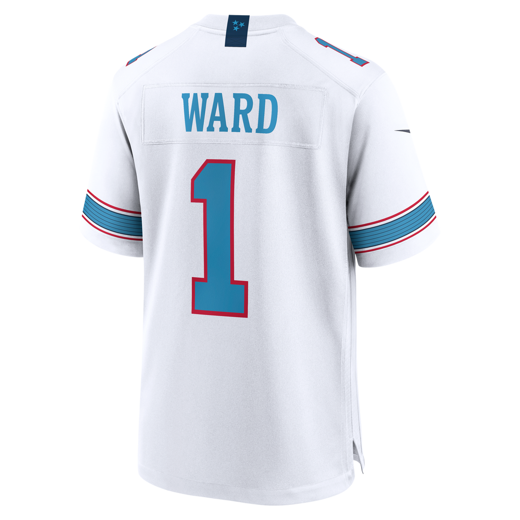 Tennessee Titans Cameron Ward Nike Light Blue Game Jersey