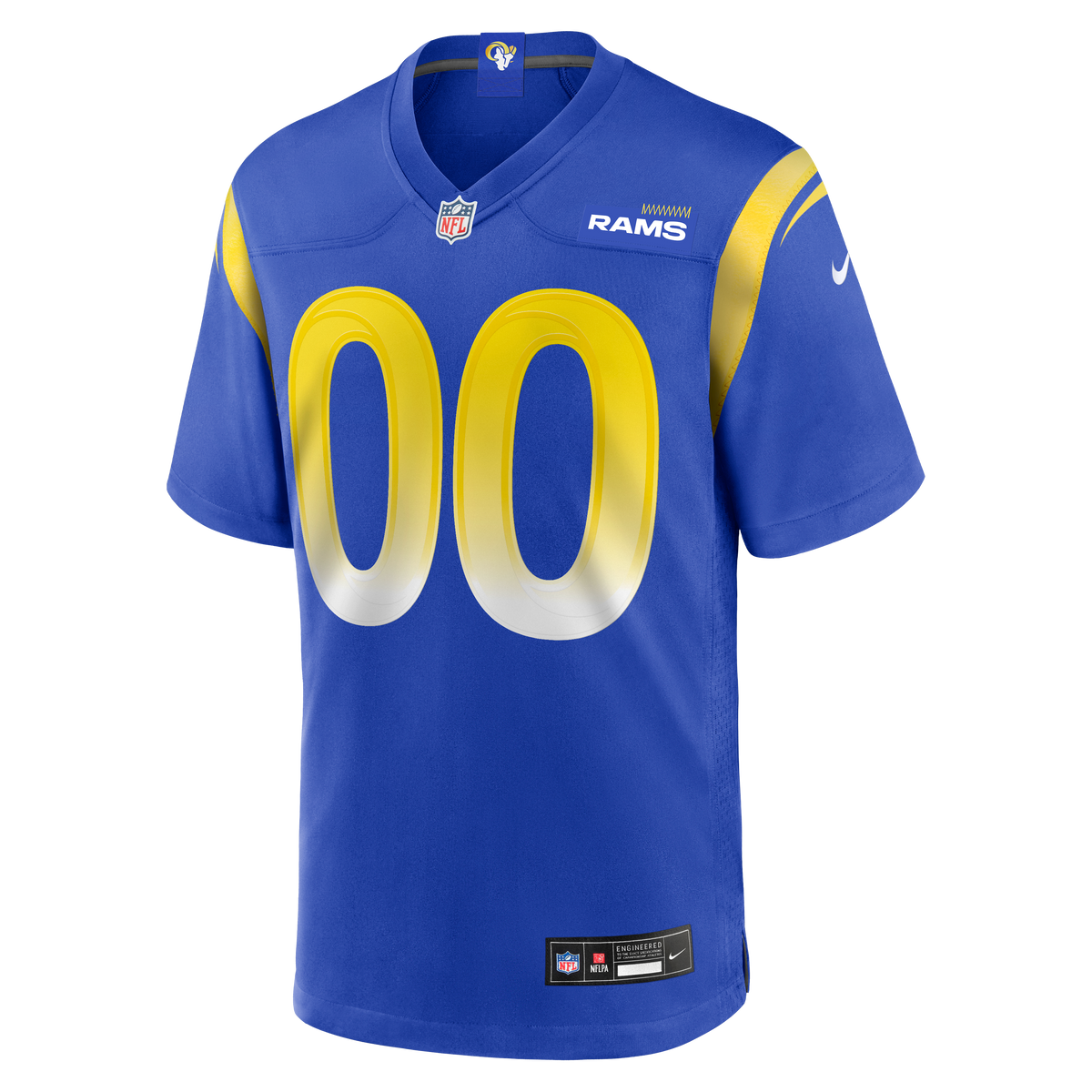 Los Angeles Rams Nike Royal Custom Game Jersey