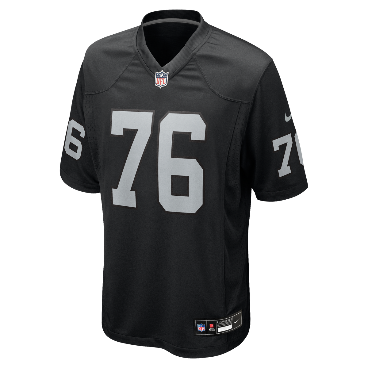Las Vegas Raiders Caleb Rogers Nike Black Team Game Jersey
