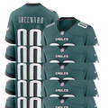 Philadelphia Eagles Jonathan Greenard Nike Midnight Green Game Jersey