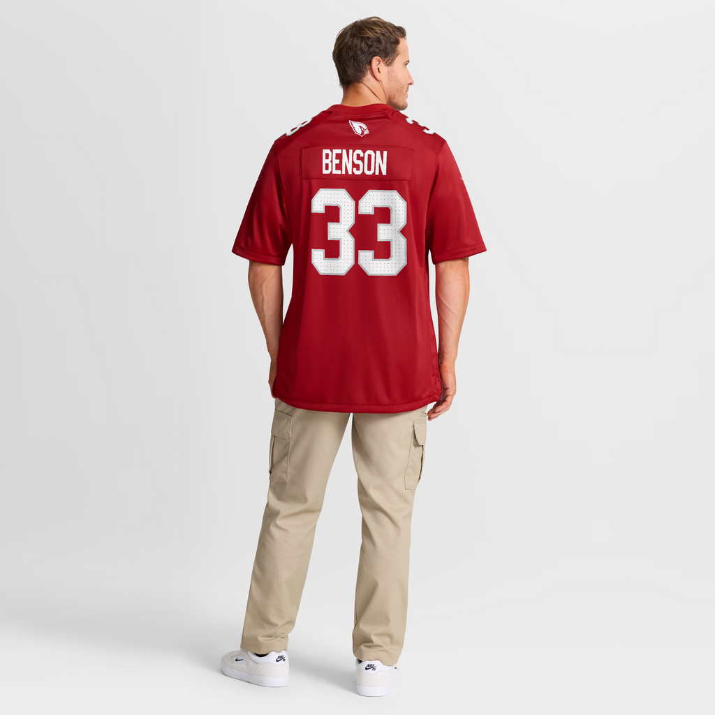Arizona Cardinals Trey Benson Nike Cardinal Team Game Jersey