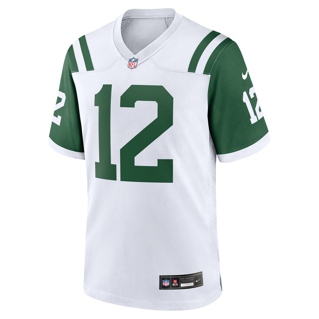 New York Jets Joe Namath Nike White Classic Alternate Retired Player Game Jersey